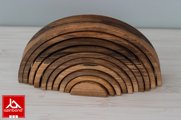 اسباب بازی چوبی رنگین کمان کد 109 - شماره 6