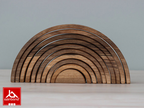 اسباب بازی چوبی رنگین کمان کد 109