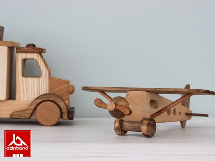 اسباب بازی چوبی هواپیما کد 111 - شماره 3