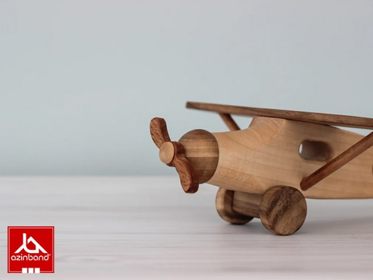 اسباب بازی چوبی هواپیما کد 111 - شماره 5