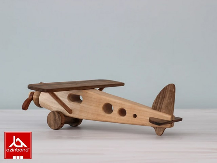 اسباب بازی چوبی هواپیما کد 111 - شماره 4