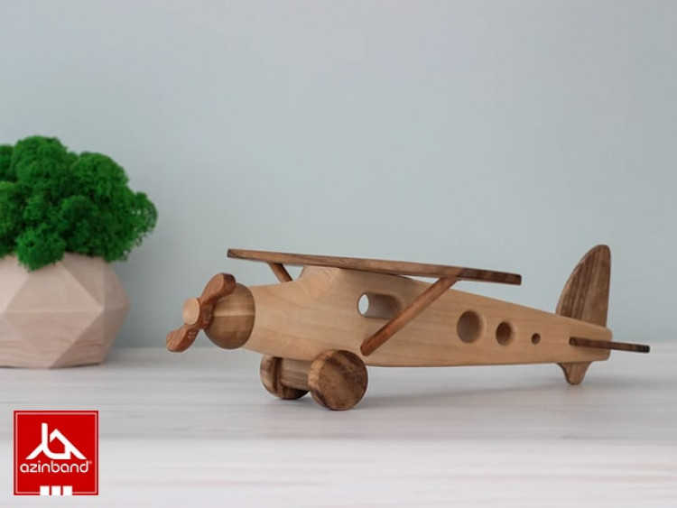 اسباب بازی چوبی هواپیما کد 111 - شماره 1