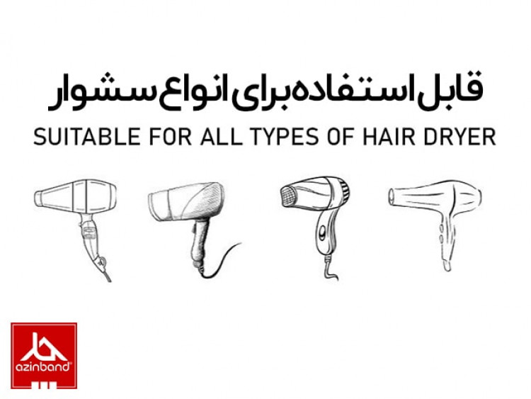 نگهدارنده سشوار دیواری کد 76 - شماره 1