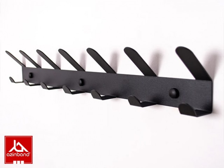 رخت آویز دیواری فلزی کد 35 - شماره 5