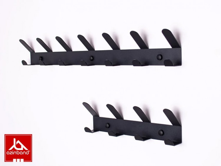 رخت آویز دیواری فلزی کد 35 - شماره 1