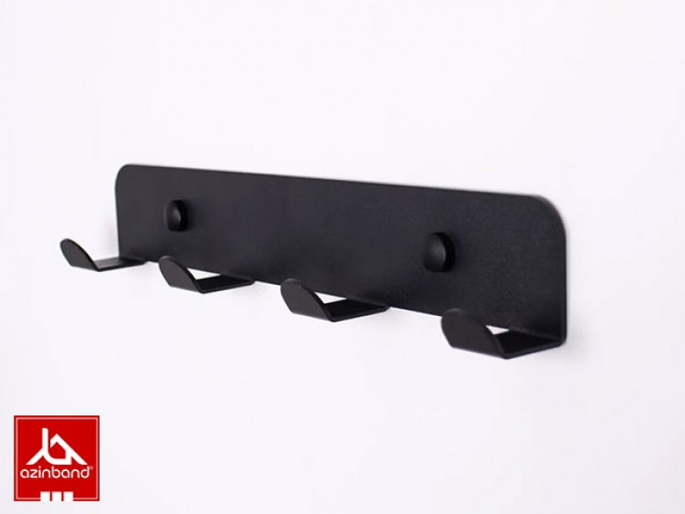 رخت آویز دیواری فلزی کد 36 - شماره 3