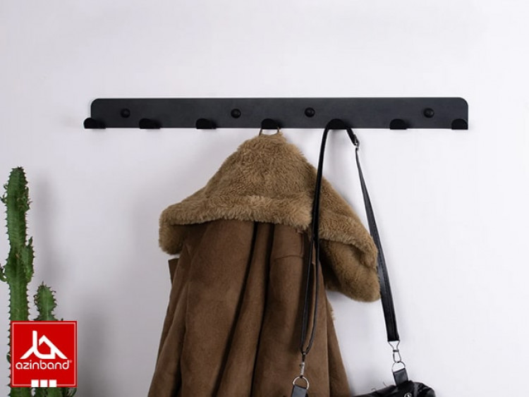 رخت آویز دیواری فلزی کد 36 - شماره 1