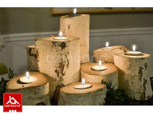 جاشمعی با شاخه های طبیعی - پک ۷ عددی