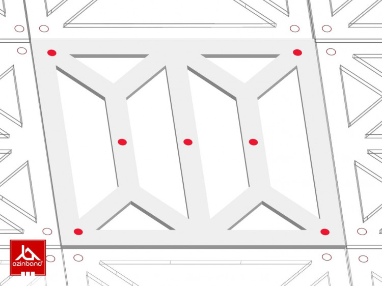 پنل سه بعدی دیواری کد 16 - شماره 2