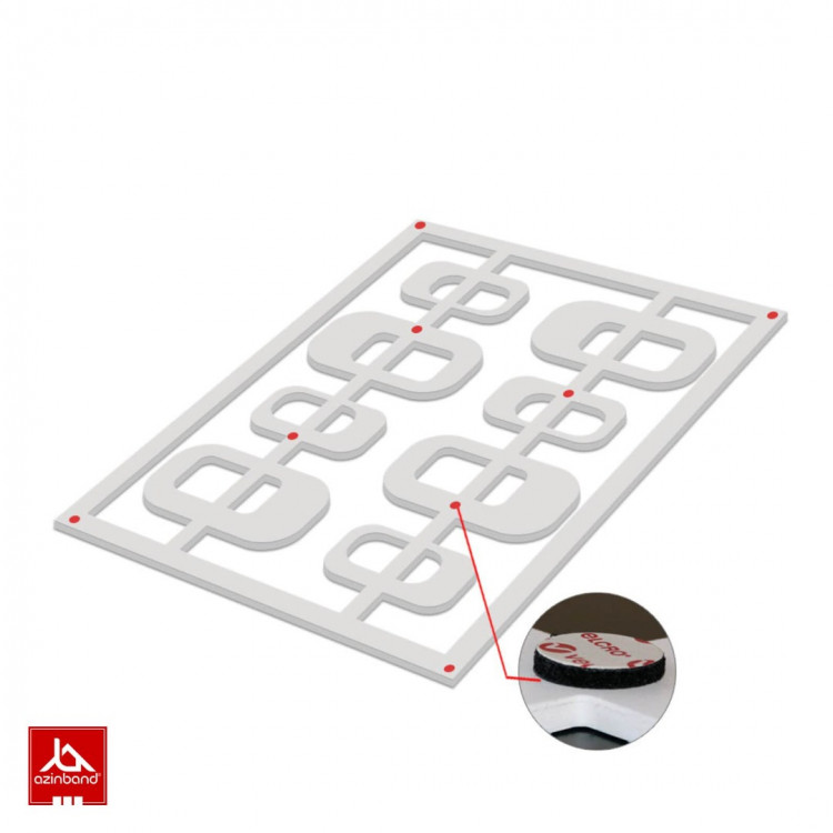 پنل سه بعدی دیواری کد 18 - شماره 3