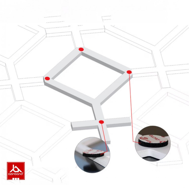 پنل سه بعدی دیواری کد 22 - شماره 3