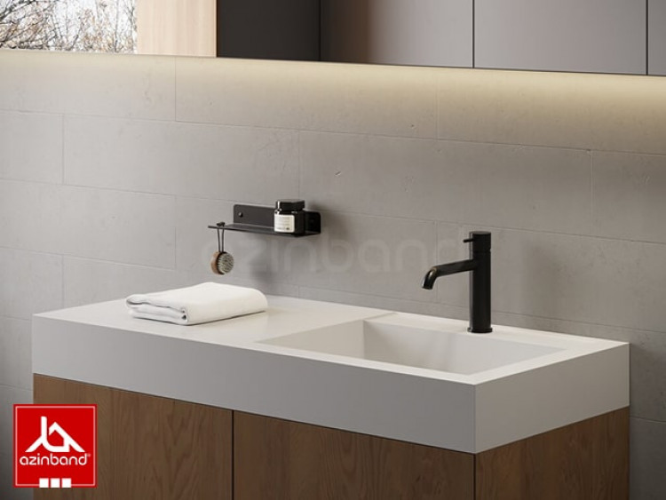 شلف دیواری سرویس بهداشتی کد 66 به همراه هولدر - شماره 2