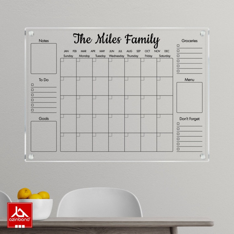 تخته وایت برد دیواری کد 102 - شماره 2