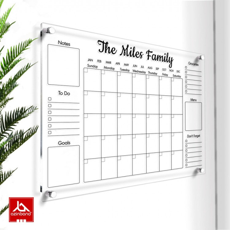 تخته وایت برد دیواری کد 102 - شماره 0