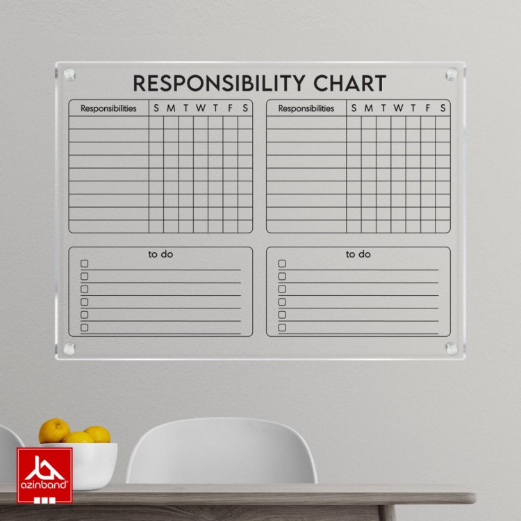 تخته وایت برد دیواری کد 105 - شماره 5