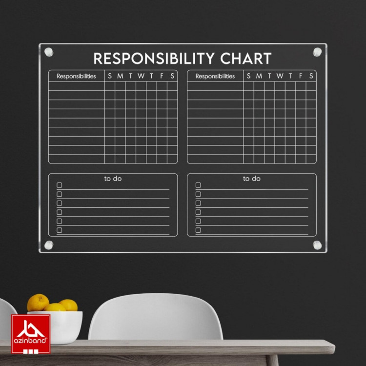 تخته وایت برد دیواری کد 105 - شماره 2