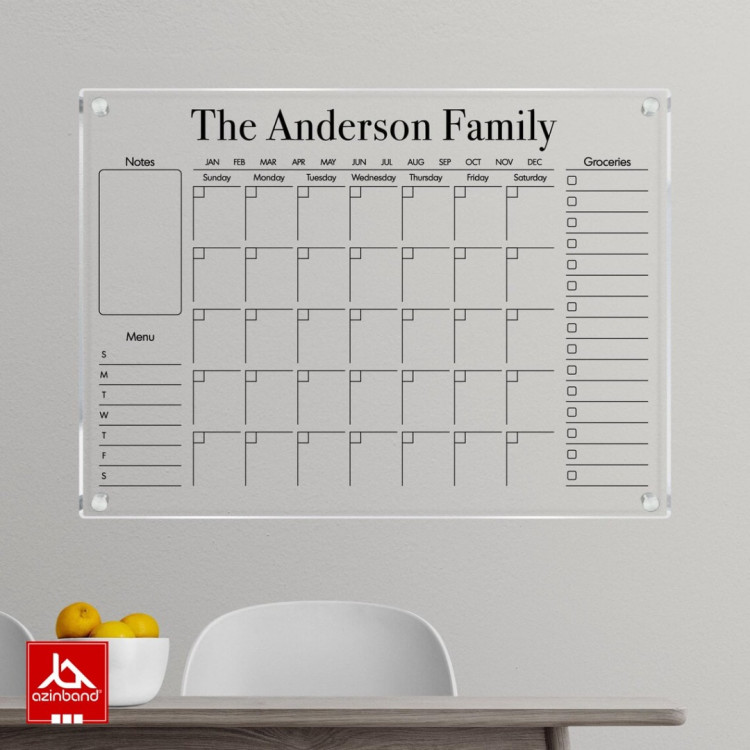 تخته وایت برد دیواری کد 112 - شماره 4