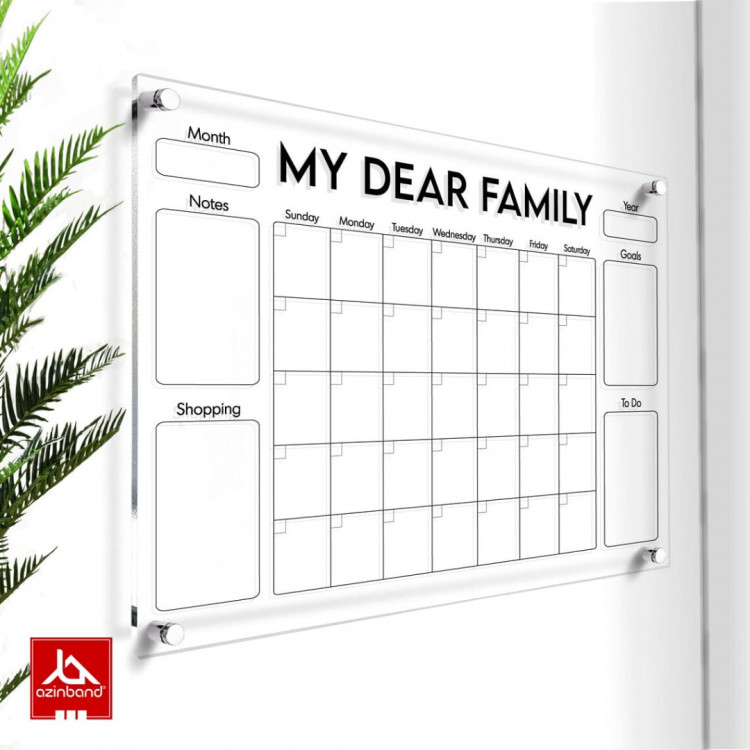 تخته وایت برد دیواری کد 114 - شماره 0