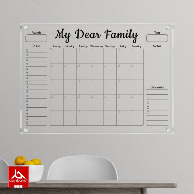 تخته وایت برد دیواری کد 116 - شماره 5