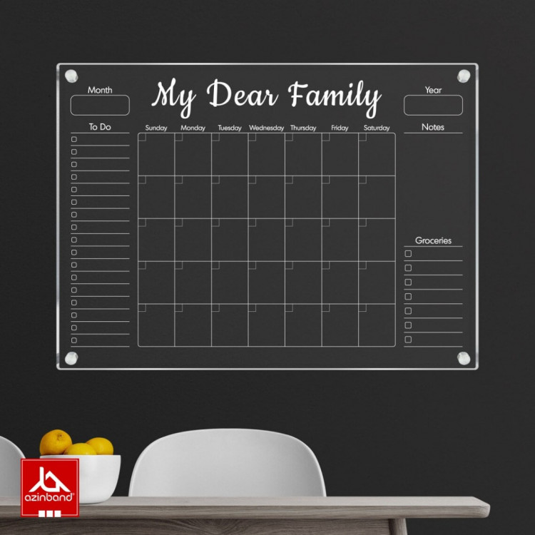 تخته وایت برد دیواری کد 116 - شماره 4