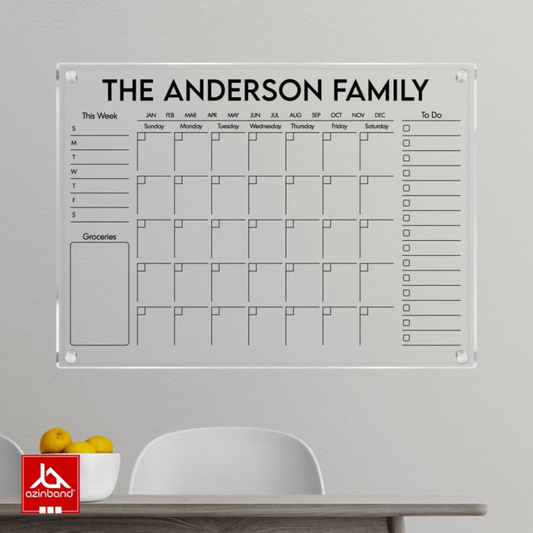 تخته وایت برد دیواری کد 118 - شماره 3