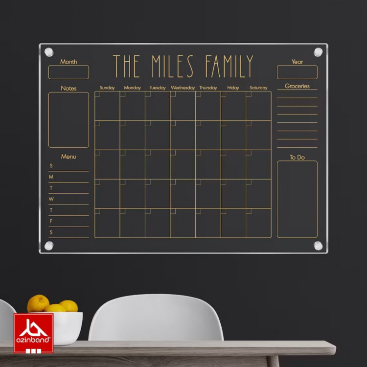 تخته وایت برد دیواری کد 120 - شماره 3