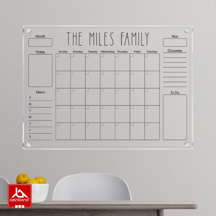 تخته وایت برد دیواری کد 120 - شماره 5