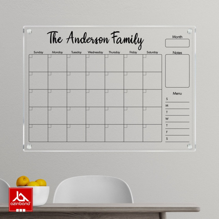 تخته وایت برد دیواری کد 121 - شماره 4