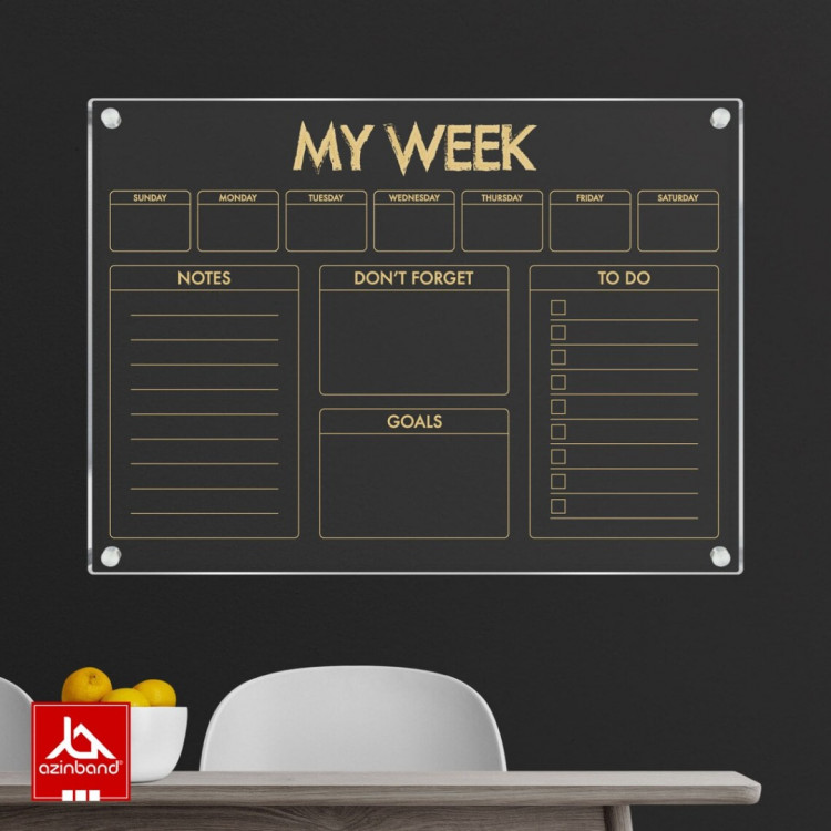 تخته وایت برد دیواری کد 122 - شماره 3