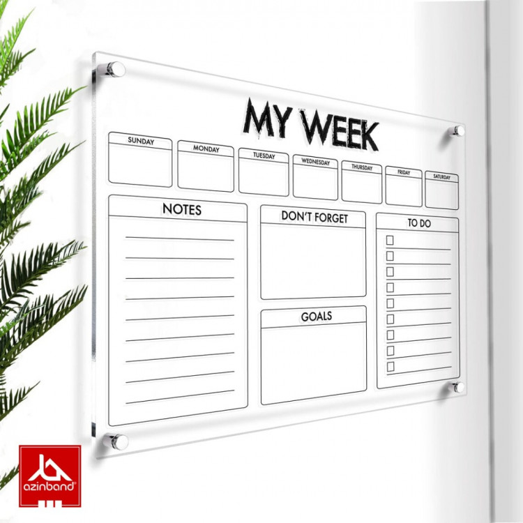 تخته وایت برد دیواری کد 122 - شماره 0