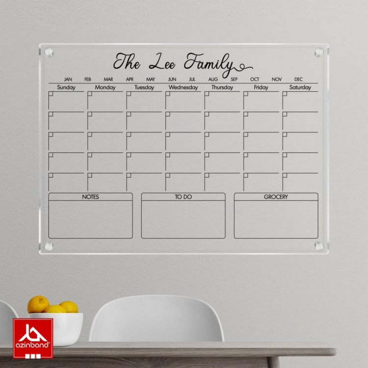 تخته وایت برد دیواری کد 123 - شماره 2