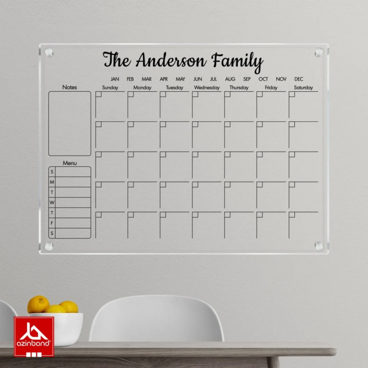 تخته وایت برد دیواری کد 130 - شماره 3