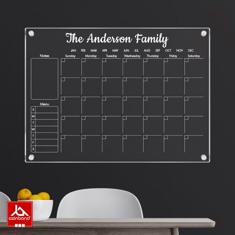 تخته وایت برد دیواری کد 130 - شماره 5