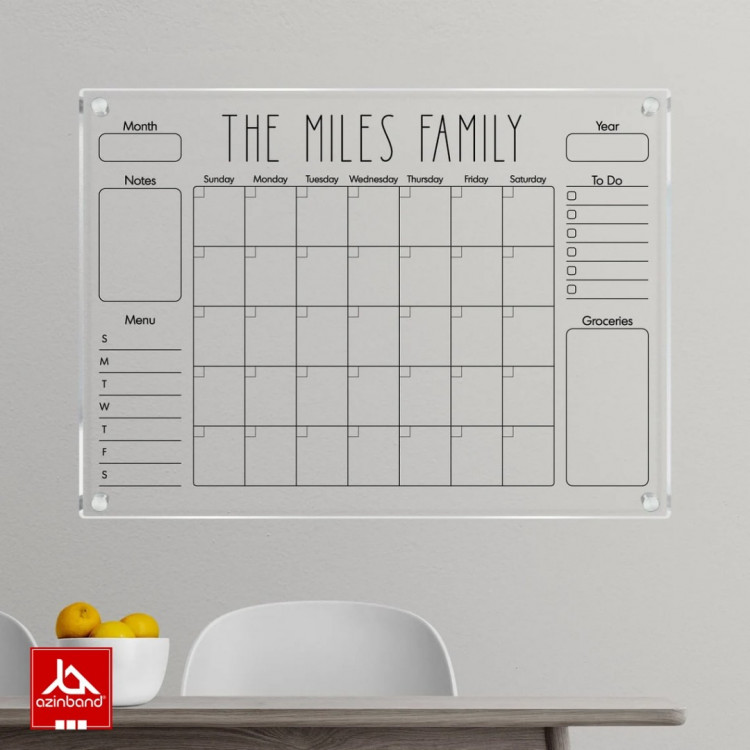 تخته وایت برد دیواری کد 131 - شماره 3