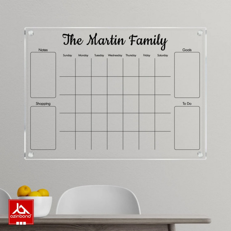 تخته وایت برد دیواری کد 137 - شماره 4