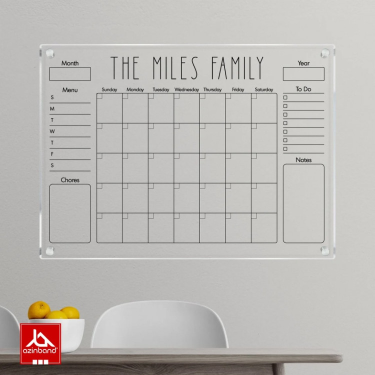 تخته وایت برد دیواری کد 138 - شماره 4