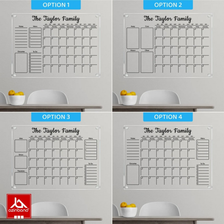 تخته وایت برد دیواری کد 141 - شماره 3