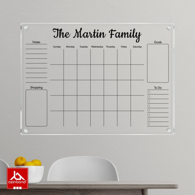 تخته وایت برد دیواری کد 143 - شماره 5