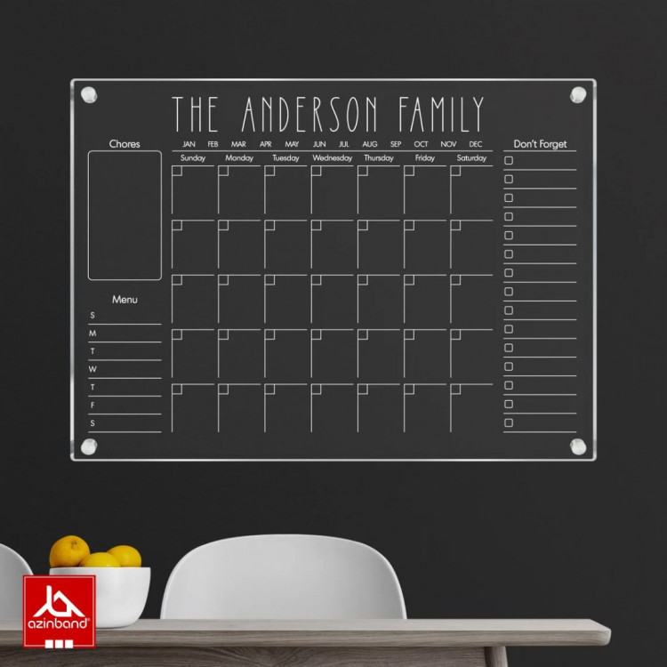 تخته وایت برد دیواری کد 149 - شماره 2