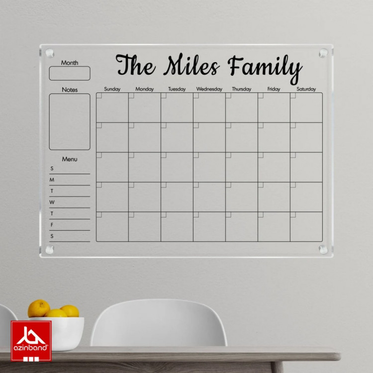 تخته وایت برد دیواری کد 152 - شماره 4