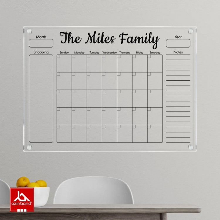 تخته وایت برد دیواری کد 155 - شماره 3