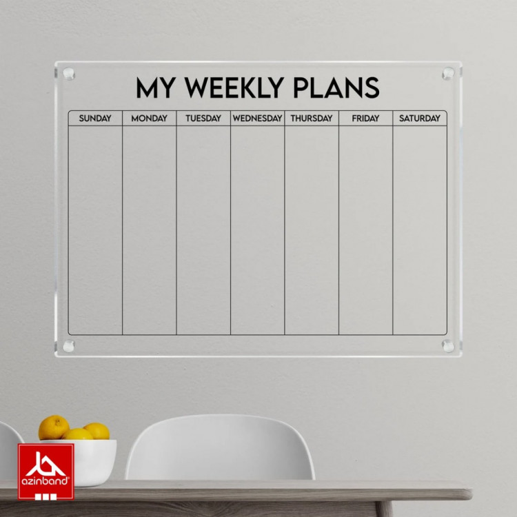 تخته وایت برد دیواری کد 156 - شماره 3