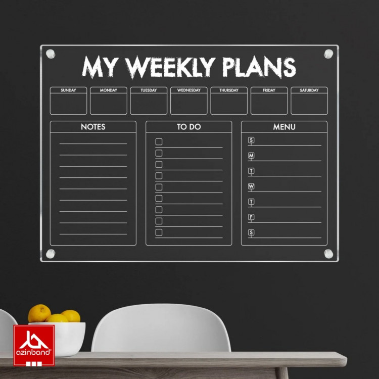 تخته وایت برد دیواری کد 157 - شماره 4