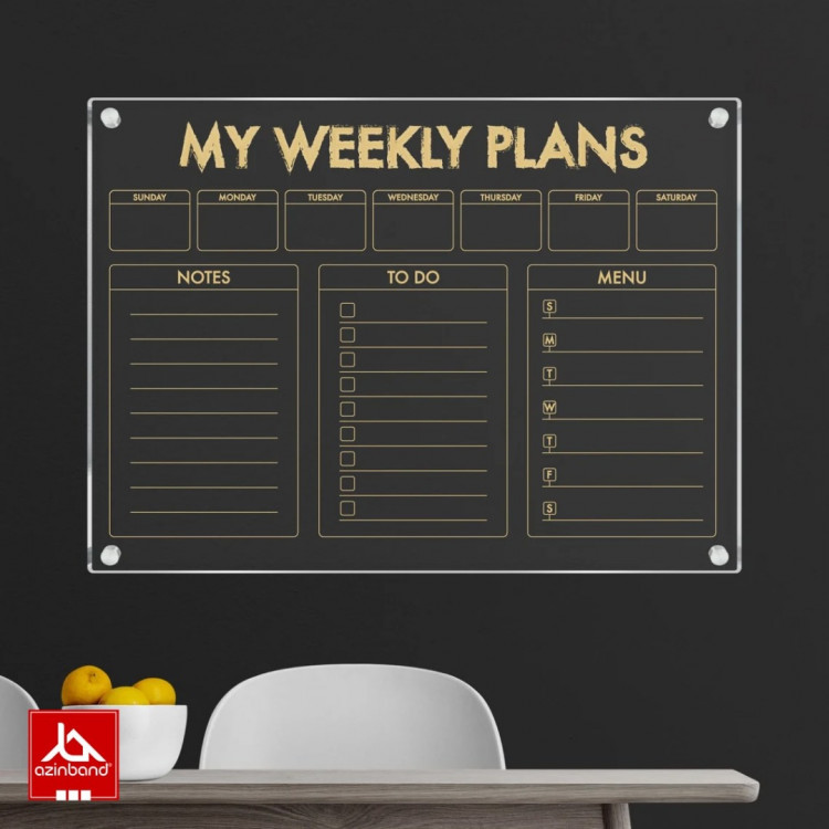 تخته وایت برد دیواری کد 157 - شماره 3