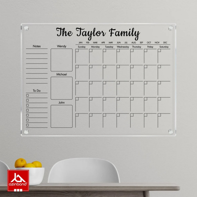 تخته وایت برد دیواری کد 159 - شماره 2