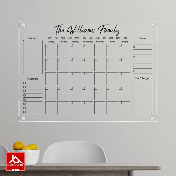 تخته وایت برد دیواری کد 163 - شماره 4