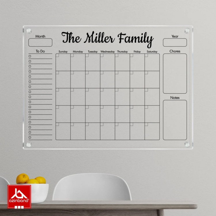 تخته وایت برد دیواری کد 165 - شماره 5