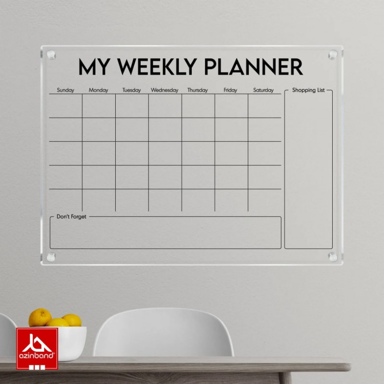 تخته وایت برد دیواری کد 168 - شماره 5