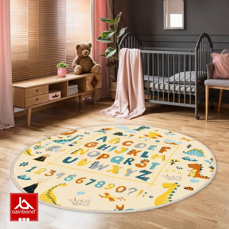 فرش اتاق کودک طرح الفبا دایناسور - شماره 4