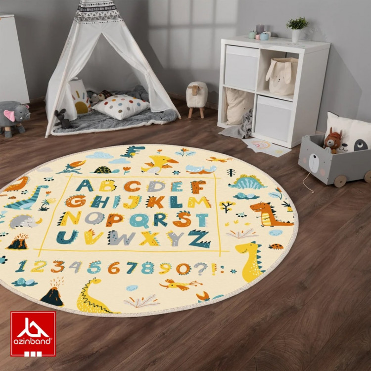فرش اتاق کودک طرح الفبا دایناسور - شماره 6